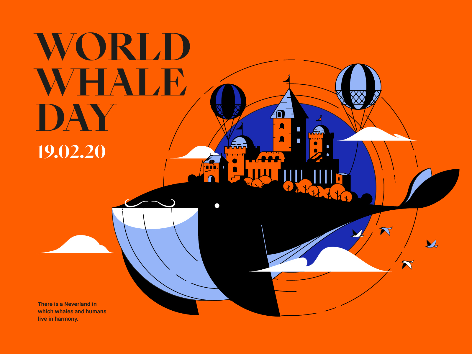 February 19th World Whale Day by Wenzhu WEI for Epic on Dribbble