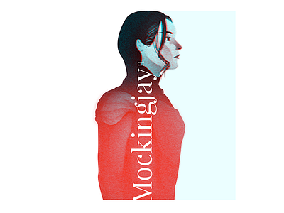 Mockingjay II card card game club design graphic design hunger game illustration mockingjay side project