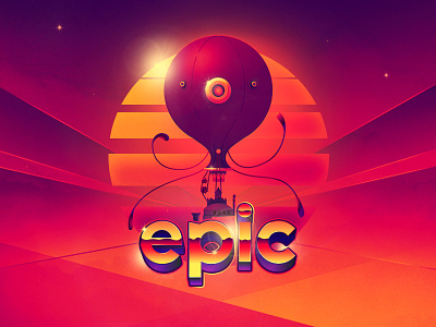 Epic - Tribute to Signal Noise 3d epic graphicdesign illustration offf retro