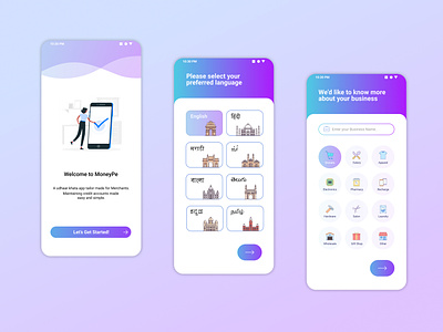 MoneyPe - Onboarding app clean design design india money transfer payment payment app ui user experience user interface ux