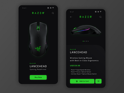 Razer Store Redesign