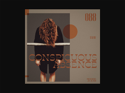 088 ~ conspicuous absence. custom type dailyposter dailyposterdesign design graphicdesign layout minimal minimalism photoshop poster a day poster art poster design swiss design swiss style typogaphy visual art visual design visual graphics