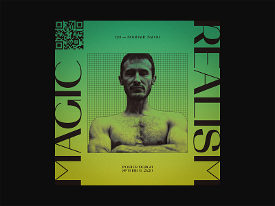 120 ~ magic realism. customtype dailyposterdesign editorial editorial design graphicdesign layout layout design layout exploration layoutdesign minimalism photoshop poster a day swiss design typogaphy typography art ui design visual art visual design visual graphics web design