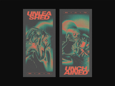 147 ~ unleashed & unchained, vol 2. art direction dailyposter dailyposterdesign design graphicdesign layout minimalism photoshop poster a day poster art poster design swiss design swiss style typography ui visual design visual graphic visual graphics web design