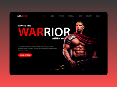 Gym Landing Page