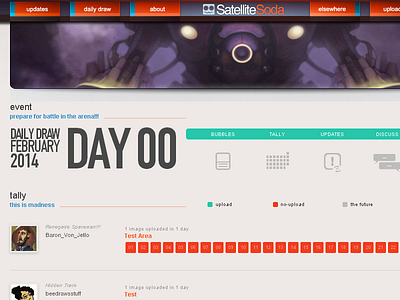 SatelliteSoda: Daily Draw February Site - "Tally" daily draw february satellitesoda
