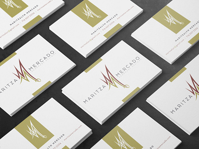 Maritza Mercado Branding and Business Card Design branding business cards design graphic design logo mockup