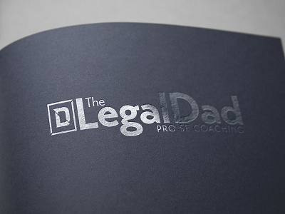 The Legal Dad branding design graphic design logo mockup typography vector