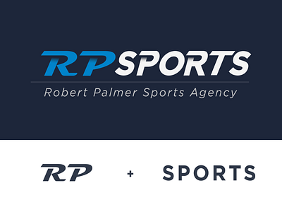 Sports Agency Logo Concept agency branding design flat illustrator logo minimal sport sports typography vector