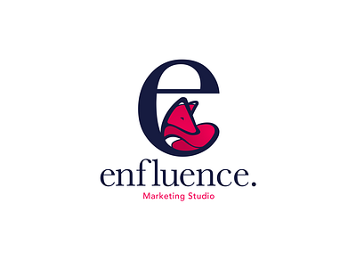 enfluence logo agency animation branding daily design flat icon illustration logo minimal typography vector video web