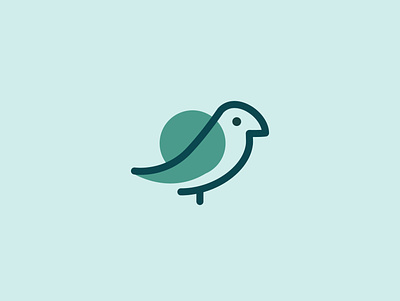 Blue Bird Logo Mark bird branding daily design flat illustration logo logomark marketing social socialmedia vector