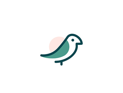Blue Bird Logo Mark - Rebound bird branding daily design flat illustration logo logomark mark marketing social social media vector web