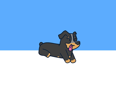 He's a runner he's a barker... animation daily flat illustration motion graphics vector video