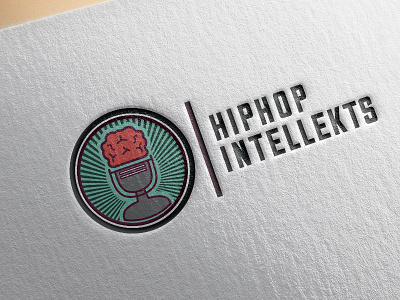 HipHop Intellekts logo blog emblem graphics hip hop logo mark