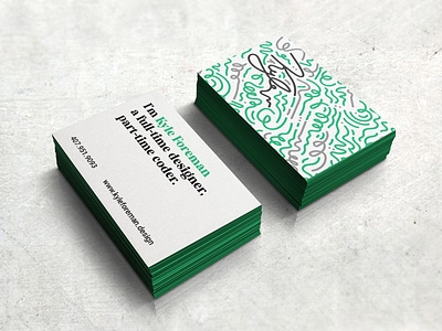 New personal business card design