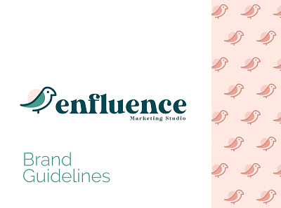 Enfluence Marketing Studio - Brand Guide agency brand branding logo logomark marketing media social socialmedia studio swag typography