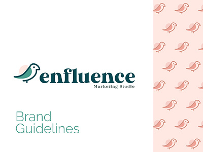 Enfluence Marketing Studio - Brand Guide agency brand branding logo logomark marketing media social socialmedia studio swag typography