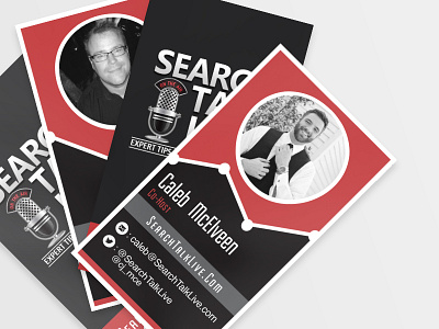 Search Talk Live - Business Cards business card podcast print seo web