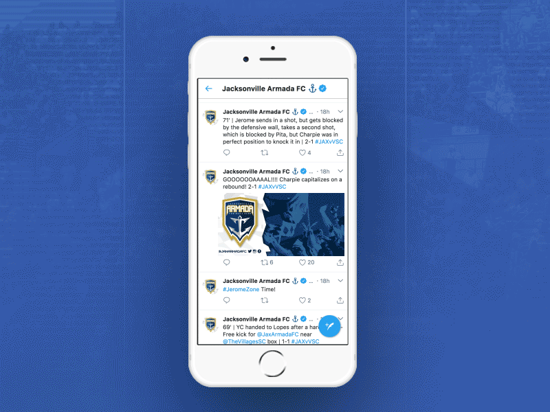 Twitter Goal Alert alert animation football futbol goal media notification soccer social sports twitter typography