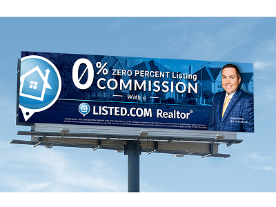Real Estate / Mortgage Billboard advertisement advertising billboard branding marketing real estate realestate typography