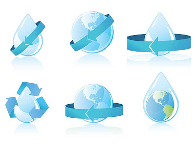 Water Conservation Icons For iPad/iPhone app