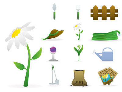 Garden Icons | Vector Set