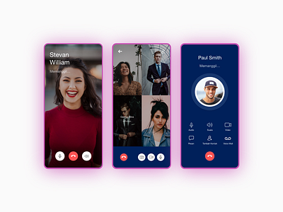 #Exploration: Video Call - UI Design