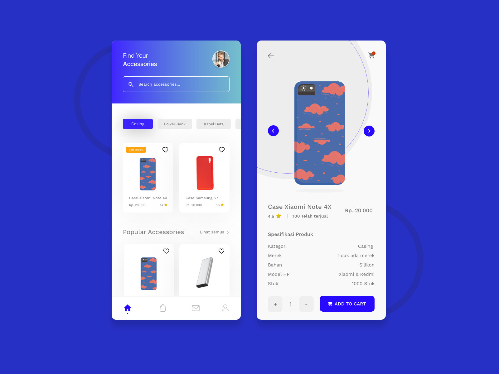 Dribbble - UI Design - App Store.png By Wira Satya PB