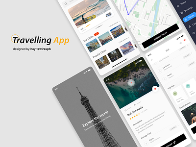 #Exploration: Travelling Apps - UI Design travel