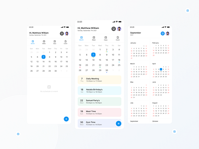 Challanges: Calendar App ui