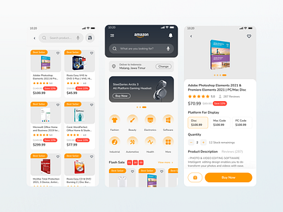 Amazon App Concept amazon mobile ui