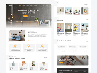 #Exploration: Furniture Store Landingpage