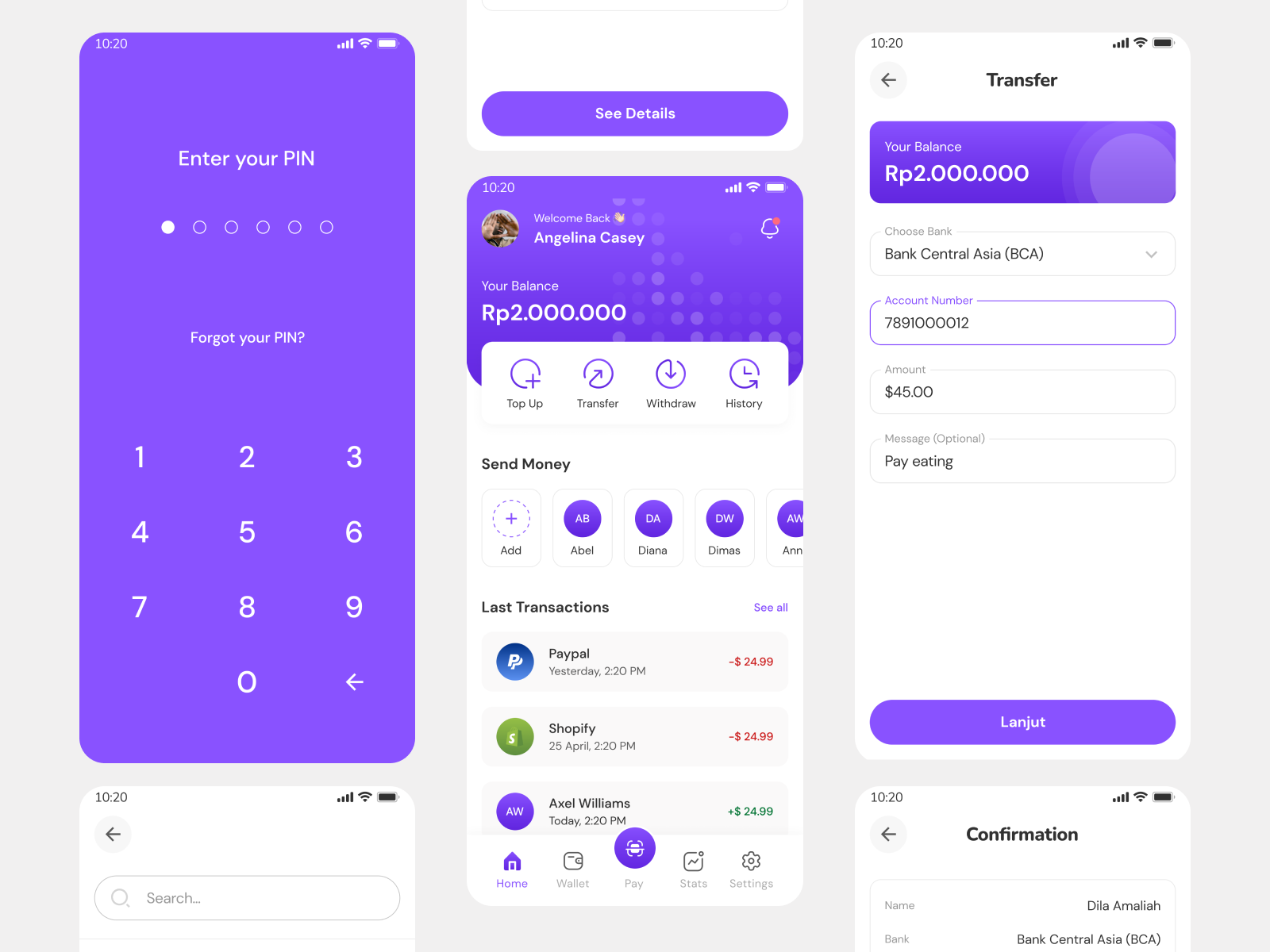 Finance App Exploration by Wira Satya PB on Dribbble