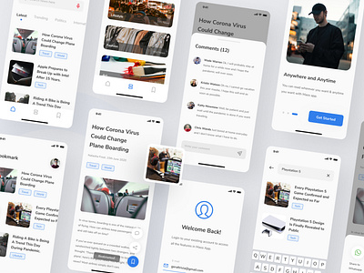 Maos - News and Reader App UI Kit