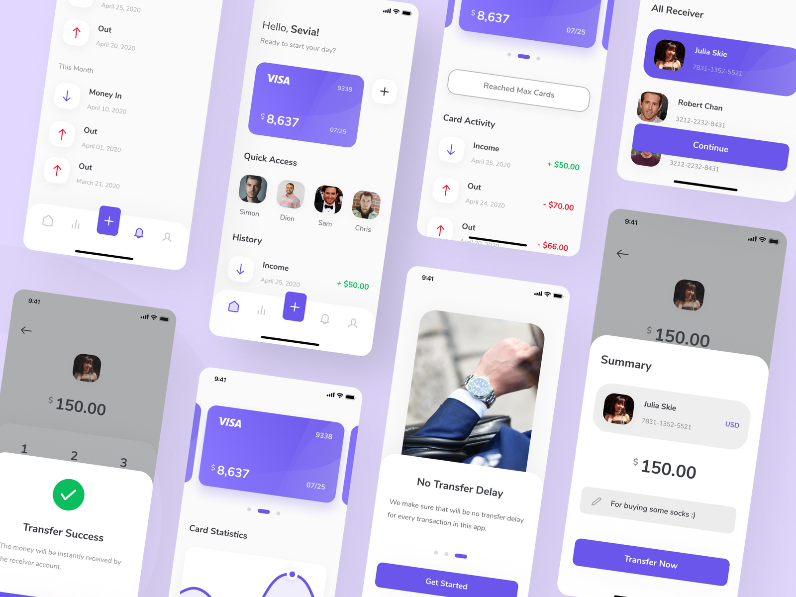 Ansa - Banking & Finance App UI Kit by Qrelab on Dribbble
