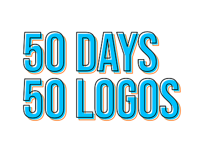 50 Days, 50 Logos - Social Media Graphic