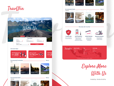 Exploration Website Design Travel