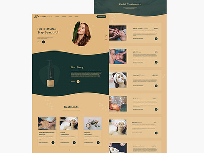 Natural Clinic landing page