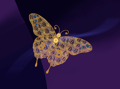 Block 11 Bitcoin Butterfly app bitcoin branding design graphic design icon illustration illustrator logo marketing photoshop web