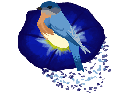 Easter Bluebird shirt print bird bird logo bluebird graphic design illustrator photoshop tshirt tshirt art tshirtdesign