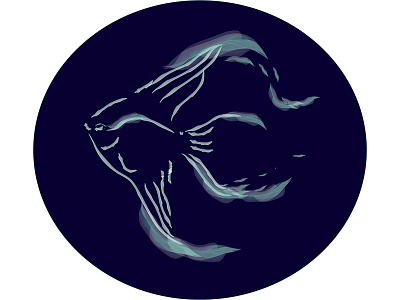 Fish Design design digital art fish logo graphic design illustrator logo vector