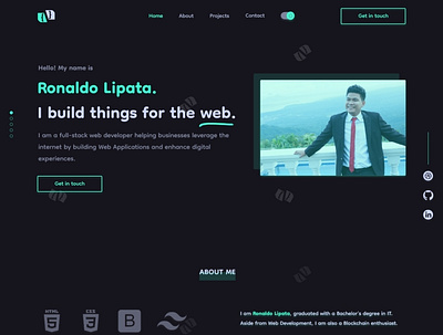 Ronaldo Lipata - Portfolio graphic design ui