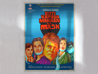 Vintage Bollywood Posters: COVID Edition
