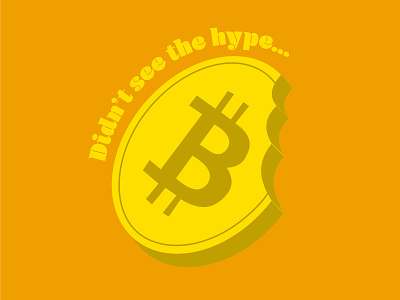 Bitcoin graphic design illustration