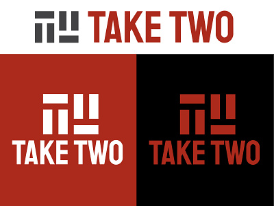 Take Two Logo graphic design typography