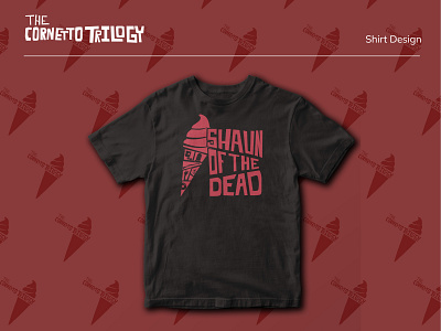 Shaun of the Dead Shirt branding design graphic design illustration typography vector