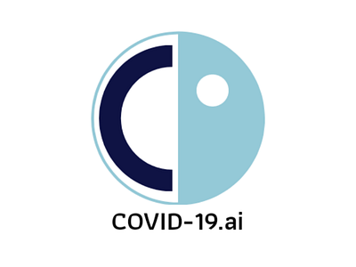 Covid-19.ai logo logo design brand art card