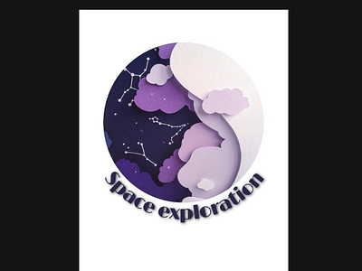 Space exploration logo