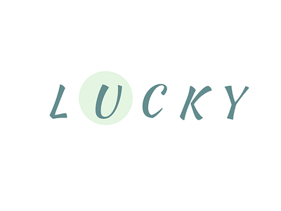 Lucky logo logo design art brand card