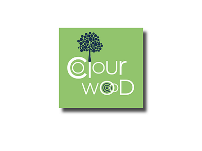 Colour wooD logo logo design art brand card wood